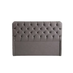 Sänggavel Sorang Grå 100 x 130 x 12 cm - Möbler Erbjudande