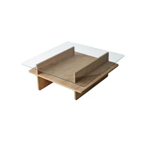 Soffbord Rubby Fyrkant Sudamal / Transparent Sudamal / Transparent - Möbler Expressleverans
