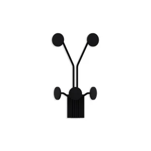 Metall Väggkrok Clarra Svart Svart - Förvaring Snabb leverans