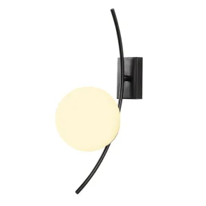 Populärt val Vägglampa Kimbell Svart / Vit Svart / Vit - Belysning
