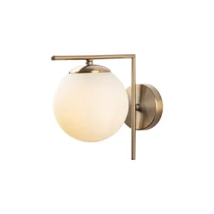 Bästa pris Vägglampa Olan Antik Vit Vit - Belysning