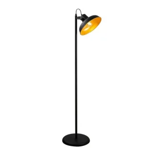 Golvlampa Zinra Svart / Rany 30 x 43 cm - Belysning Rabatt