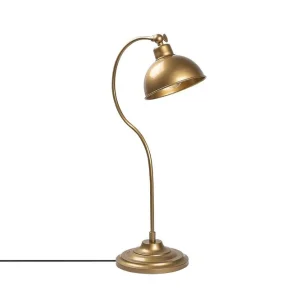 Billig Bordslampa Moonridge Rany Guld - Belysning