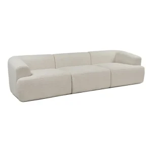 Trygg betalning Soffa med 3 sittplatser Dashwood Vit Vit - Möbler