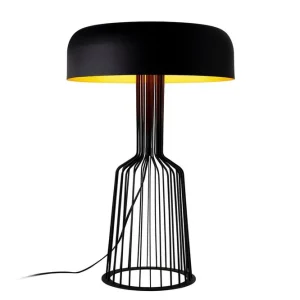 Bordslampa Sourab Ren Svart / Rany Guld/Svart - Belysning Extra rabatt