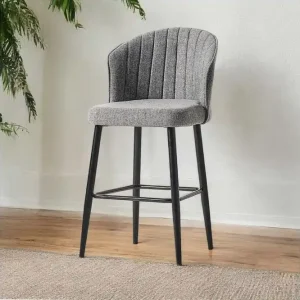 Barstol Rubi Grå / Svart Svart/Grå - Möbler Sista chansen