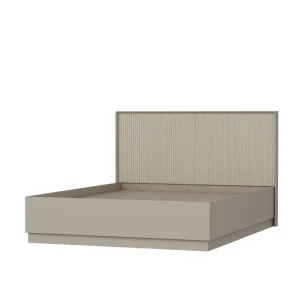 Bästa pris Dubbel Sängram & Sänggavel Fruitland Stone (150 x 35 x 208 cm) Grå - Möbler