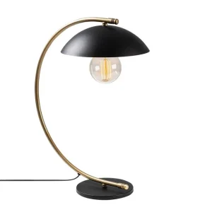 Bordslampa Mast Svart / Rany Guld/Svart - Belysning Snabb leverans