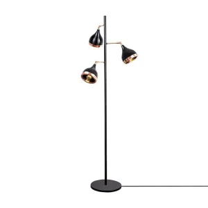Kampanj Golvlampa Soodx Svart / Koppar Koppar/Svart - Belysning