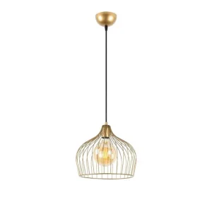 Snabb frakt Taklampa Meron Shiny One Gold Guld - Belysning
