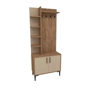 I lager Hallmöbel Windholm Atlantisk Tall / Beige Beige/Ljusfärgat trä - Möbler
