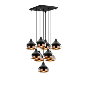 Populärt val Taklampa Soodn Svart / Koppar Svart - Belysning