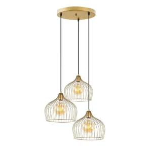 Sänkt pris Taklampa Meron Shiny Gold Circle Guld - Belysning
