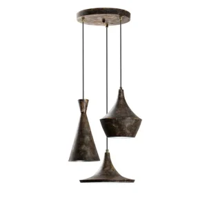 Premium Taklampa Cindel Antikering Guld - Belysning