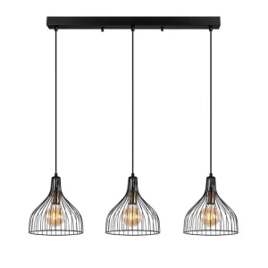 Taklampa Talnor Horizontal Three Brons/Svart - Belysning Populärt val