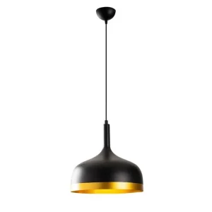 Taklampa Revan Svart / Rany Guld/Svart - Belysning Nedsatt pris