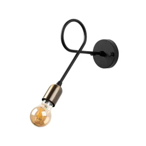 Vägglampa Ranju Svart / Antik Brons/Svart - Belysning risnedsättning