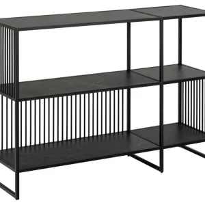 Billigare Saklani Bokhylla 120 cm Svart - Förvaring