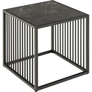 Saklani Sidobord 40 cm Svart - Möbler Säker betalning