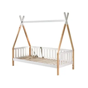 Nyhet Säng Tipi 90x200 cm Med staket Med staket - Möbler