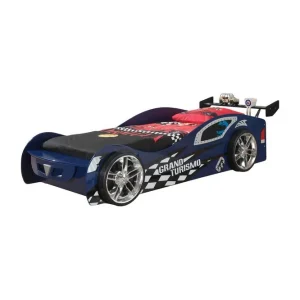 Beställ nu Säng Grand Turismo Blå 90x200 cm Med madrass Med madrass - Möbler
