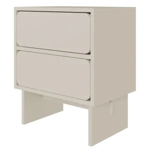 Marinport Sängbord 50 cm Beige - Möbler Billig