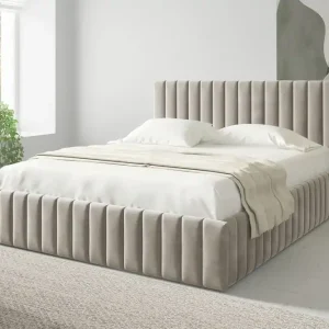 Desio Förvaringssäng 140x200 cm Beige - Möbler Rea