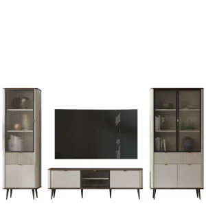 Snabb leverans Cucina Möbelset För Vardagsrum Beige/Brun - Förvaring