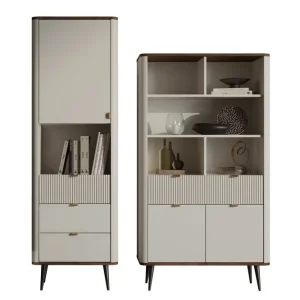 Billigare Cucina Möbelset För Vardagsrum Beige/Brun - Förvaring