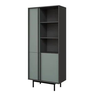 Populärt val Farshian Highboard Grå/Grön - Förvaring