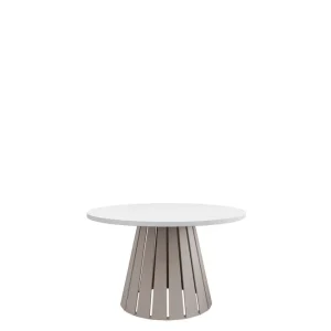 Berber Soffbord 75 cm Beige/Vit - Möbler Begränsad tid