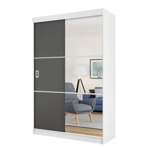 Kundfavorit Isolaz Garderob m. Spegel 138x205 cm - Förvaring
