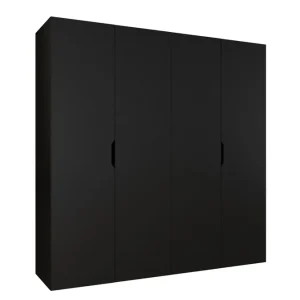 Nedsatt pris Abano Garderob 52x202 cm Svart - Förvaring