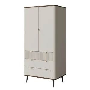 Cucina Garderob 90x191 cm Beige/Brun - Förvaring Nyhet
