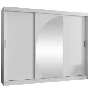 Premium Amira Garderob m. Spegel 250x200 cm - Förvaring