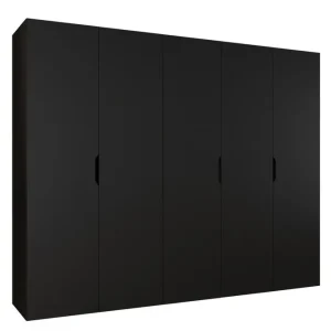 Abano Garderob 52x202 cm Svart - Förvaring Bästa pris