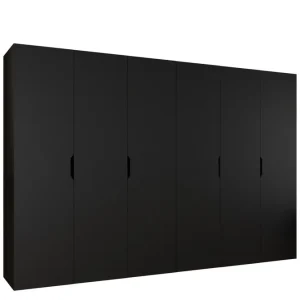 Abano Garderob 52x202 cm Svart - Förvaring Rabatter