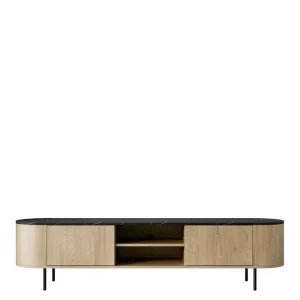 Billigare Pantego Tv-bänk 184x40 cm Brun - Möbler