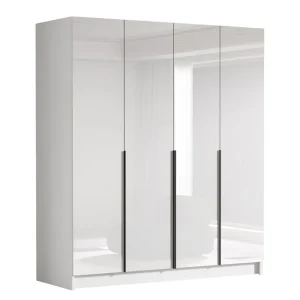 Köp online Vadstena Garderob 200x215 cm Vit - Förvaring