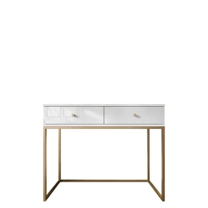 Altenau Sminkbord 100x40 cm Vit - Möbler Begränsad tid