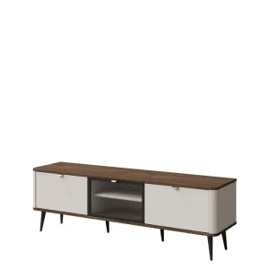 Rabatt Cucina Tv-skåp 160x40 cm Beige/Brun - Möbler
