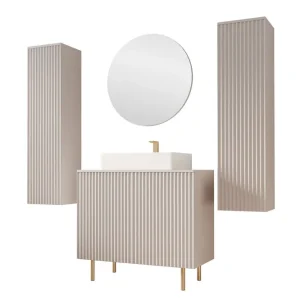 Casa Komplett möbelpaket Beige - Förvaring Snabb frakt