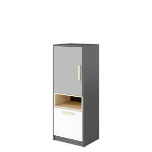 risnedsättning Dekona Highboard Svart/Vit - Förvaring