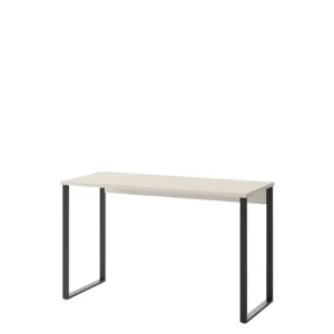 I lager Sigmana Skrivbord 125x55 cm Ljusgrå - Möbler