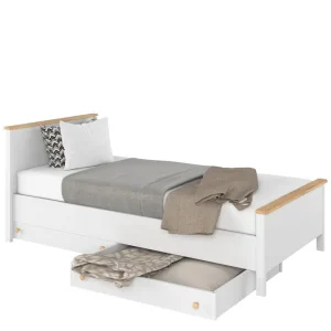 Storys Sängram 200x90 cm Vit - Möbler Begränsat erbjudande