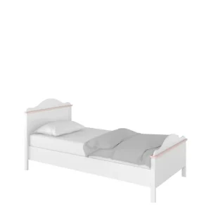 Hilts Sängram 90x200 cm Vit/Rosa - Möbler Handla nu