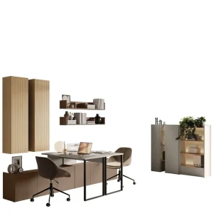 Bästa pris Sigmana Möbelset För Vardagsrum Ljusgrå/Brun/Beige - Förvaring