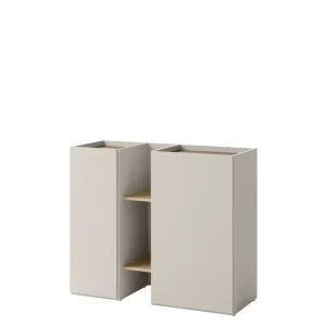 Sigmana Highboard Svart - Förvaring Sänkt pris