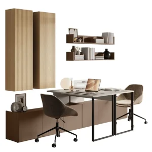 Rabatt Sigmana Möbelset För Vardagsrum Ljusgrå/Beige - Förvaring