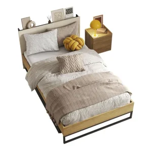 Besta Möbelset För Sovrum Brun/Beige/Svart - Möbler Rabatter